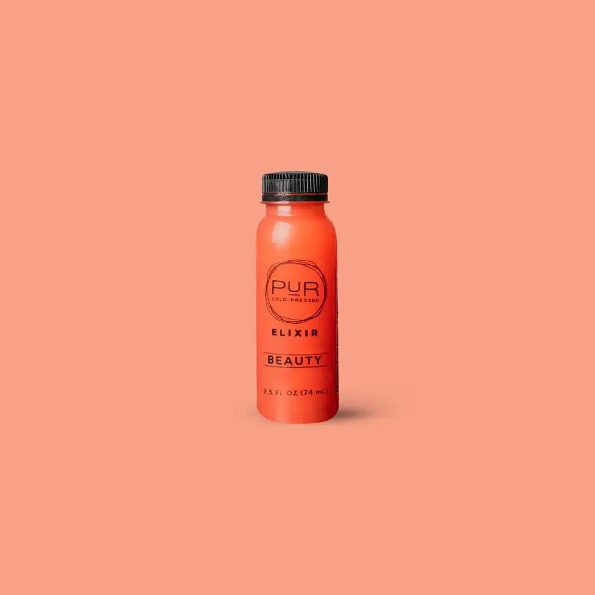 2 Pack Beauty Juice Shot | Cold - Pressed Collagen & Skin Hydration (5 - Day Cleanse) - PUR Cold Pressed Juice - Elixir - exclude - from - recommended - Juice Shot - Individual Shot