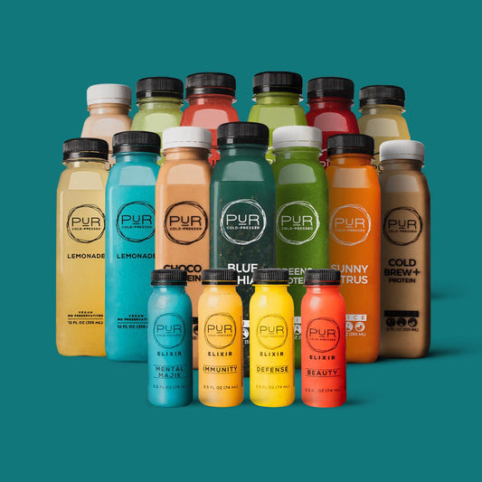 ULTIMATE DISCOVERY - COLD PRESSED JUICE, NUT MILKS AND SHOTS KIT - PUR Cold Pressed Juice - Almond Milks - Discovery - Discovery Kits - Juice Kit
