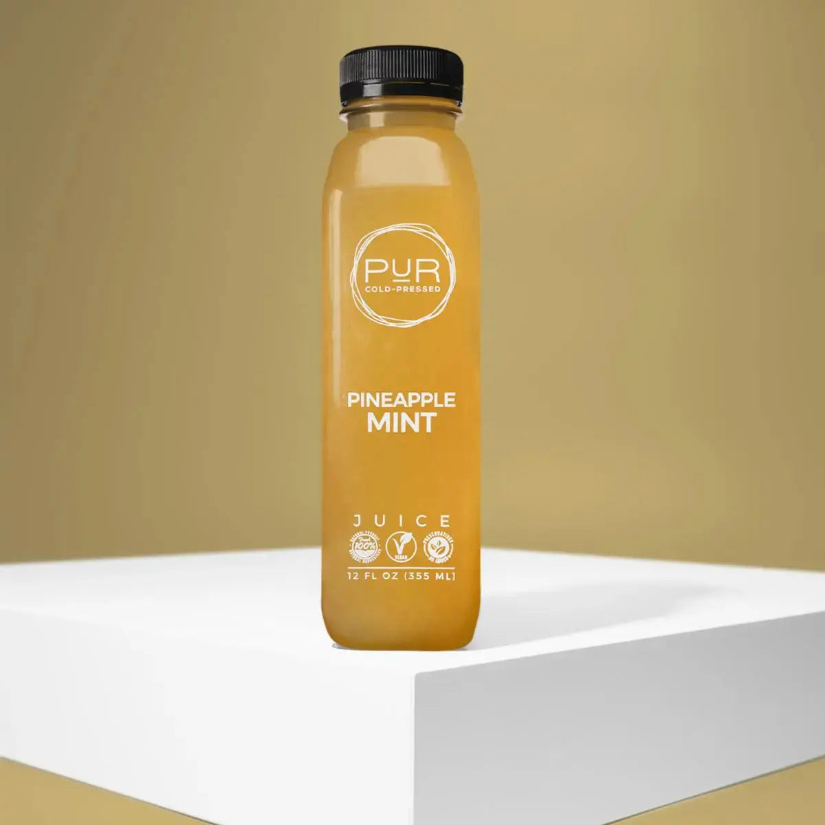 Cold-Pressed Pineapple Mint Juice – Organic Immune Booster