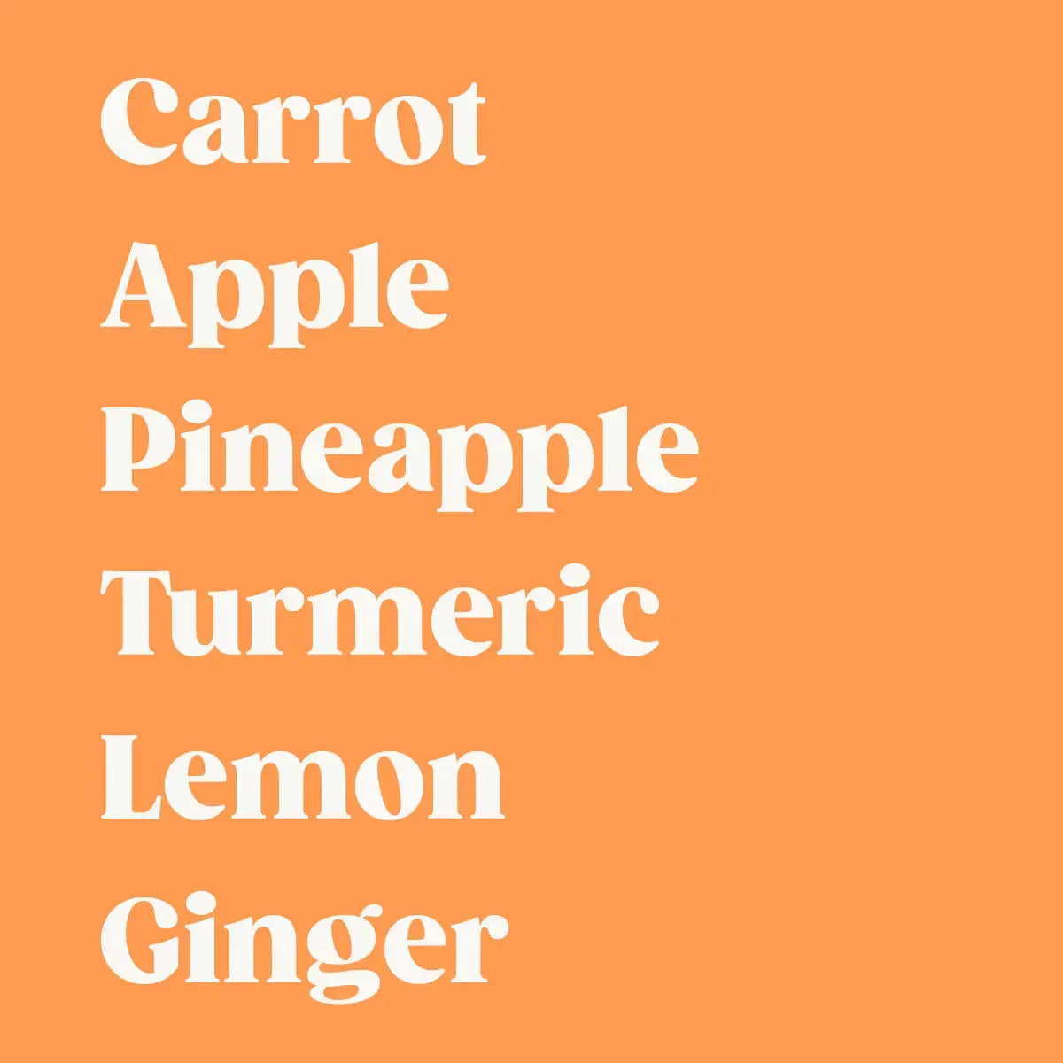 Sunny Citrus Juice – Pineapple Carrot Anti-Inflammatory Juice