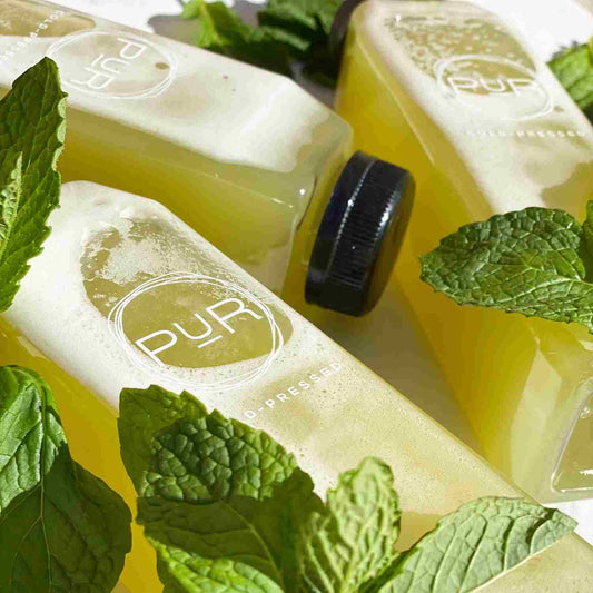 Pineapple Mint Juice ... Luxury in a Bottle! - PUR Cold Pressed Juice