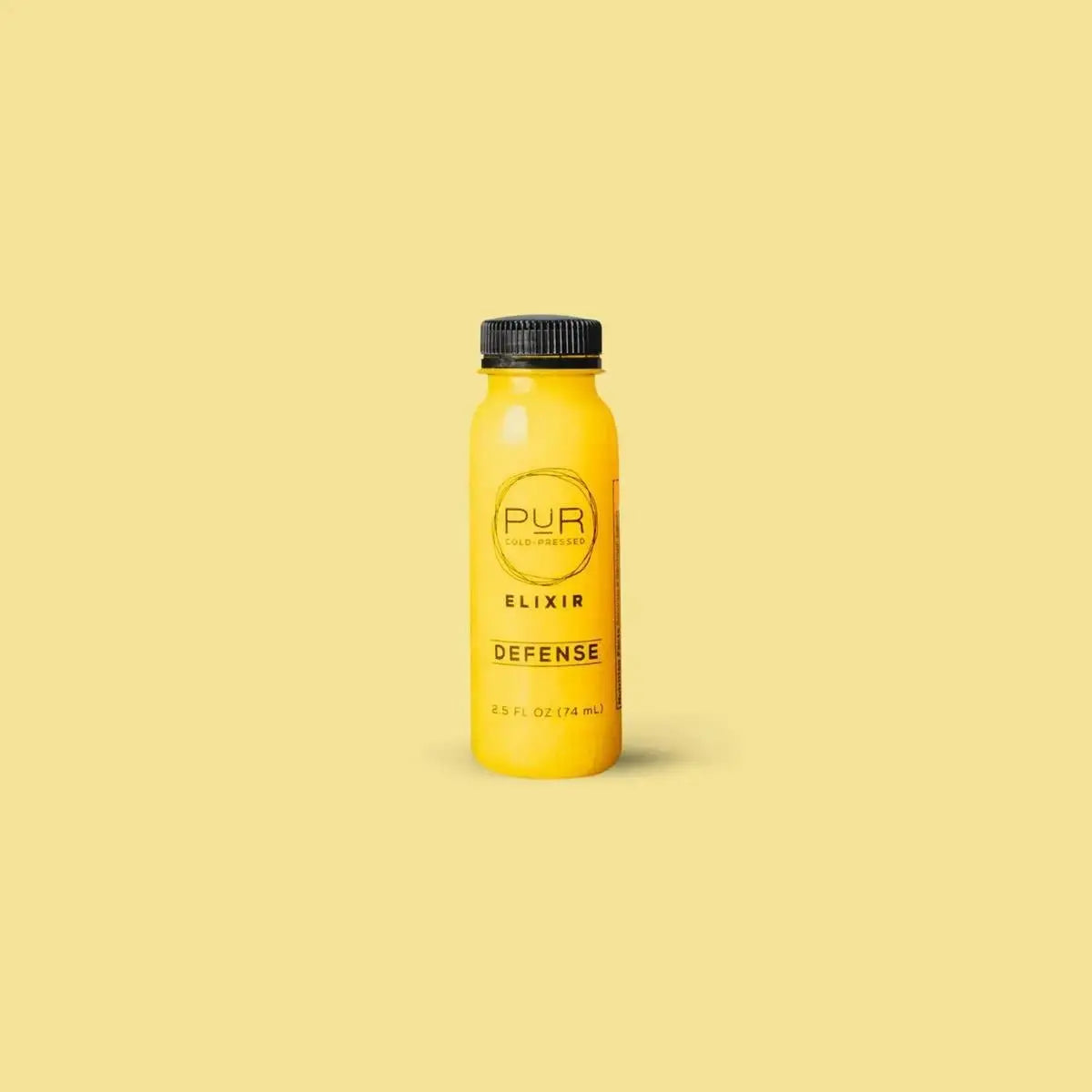 2 Pack Defense Juice Shot – Cold - Pressed Immunity & Wellness Support (5 - Day Cleanse) - PUR Cold Pressed Juice - Elixir - exclude - from - recommended - Juice Shot - individual shot