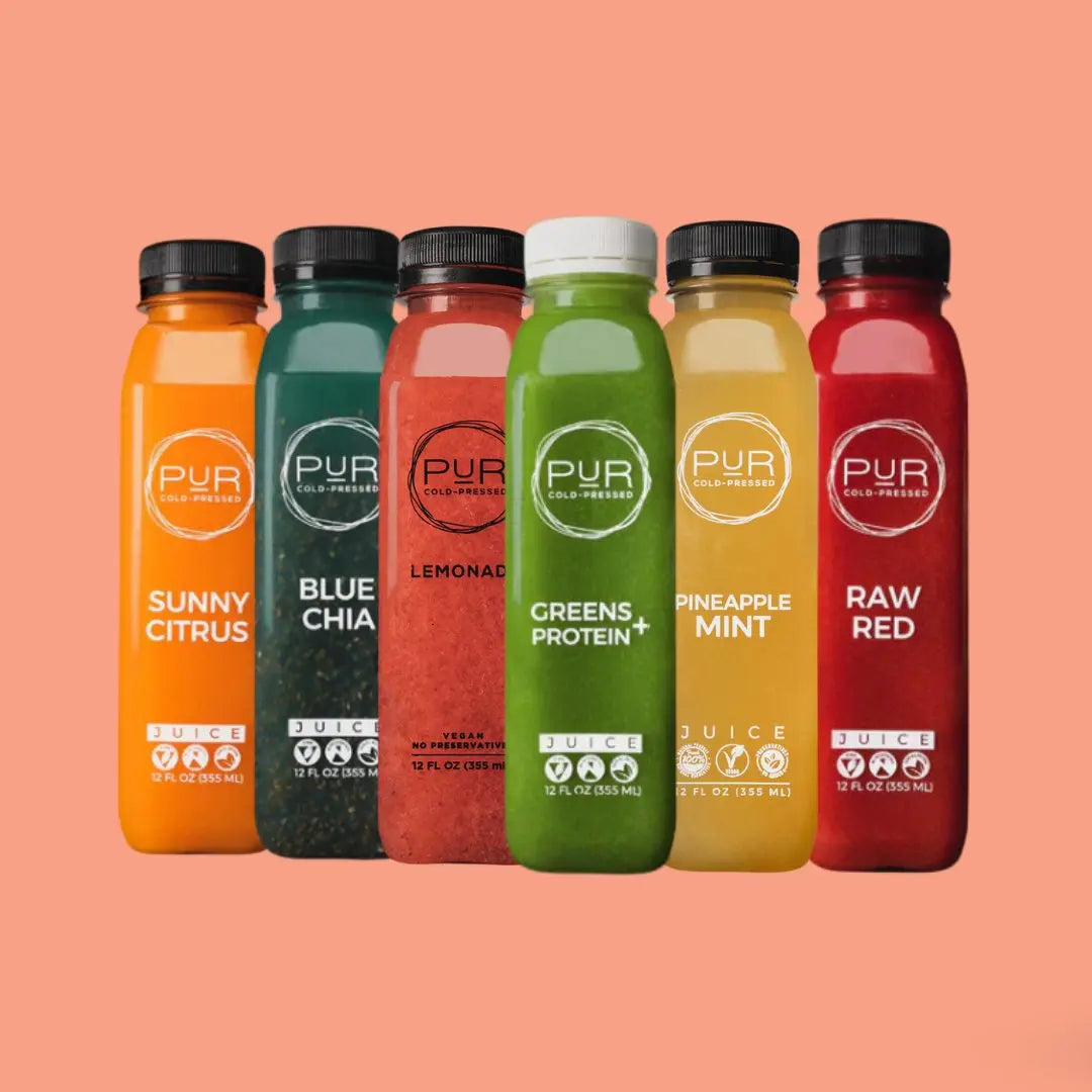 Founder’s FAVs juice pack – Energy & Hydration juice blends.