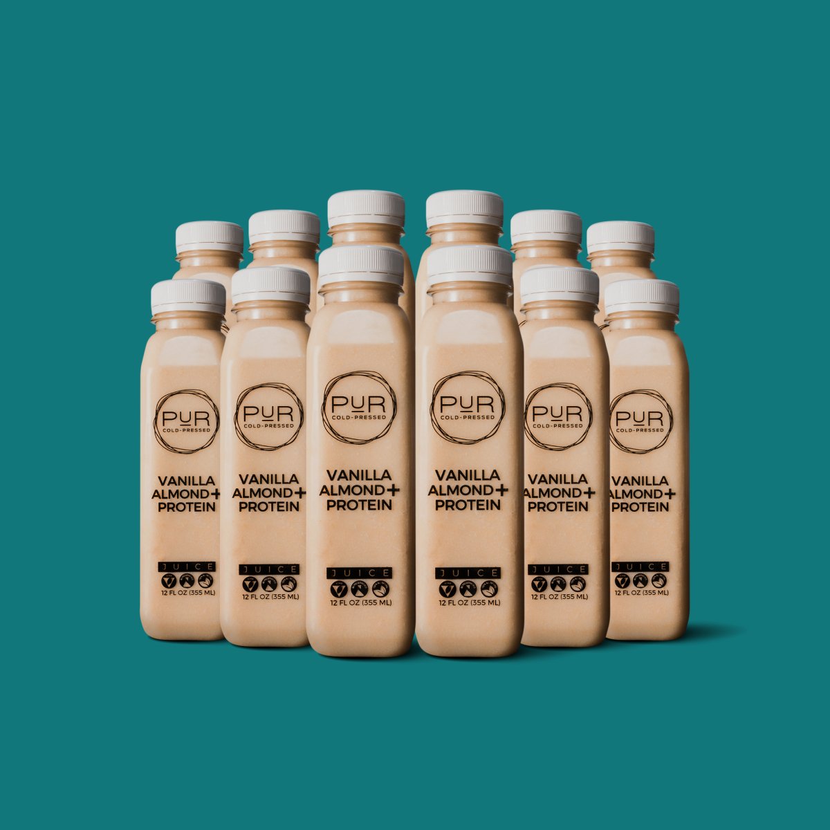 Almond Mylks + Protein Daily Pack - PUR Cold Pressed Juice - Almond Milks - Daily - Daily Juice Packs -