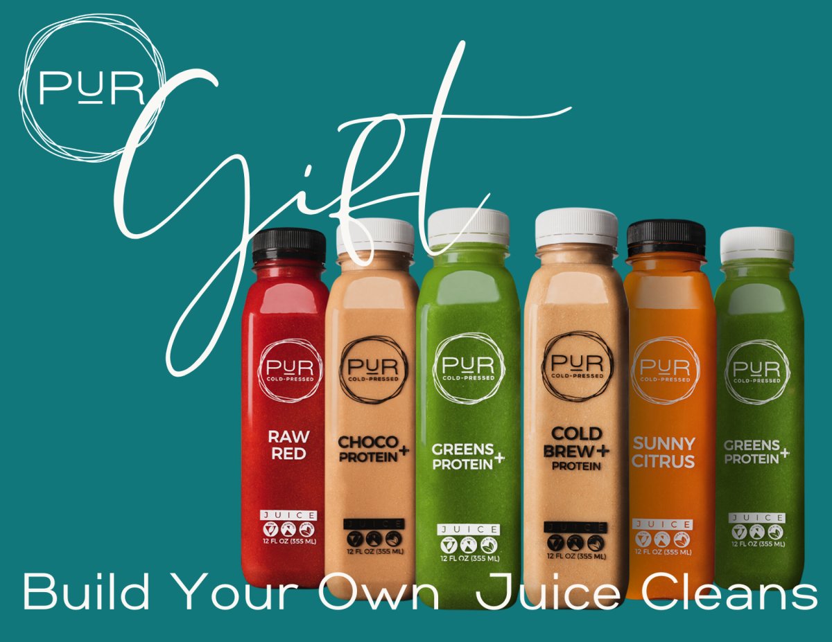 Build Your Own Cold Pressed Juice Cleanse - Gift - PUR Cold Pressed Juice - Recharge Gift Product - 