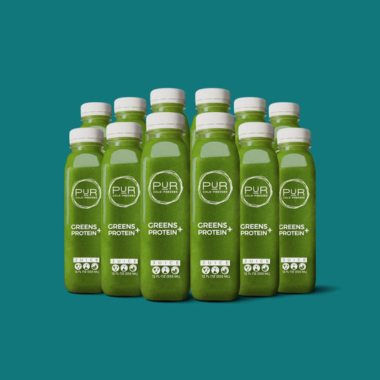 Greens+Protein Daily Pack - PUR Cold Pressed Juice - Daily - Daily Juice Packs - Daily Kits -