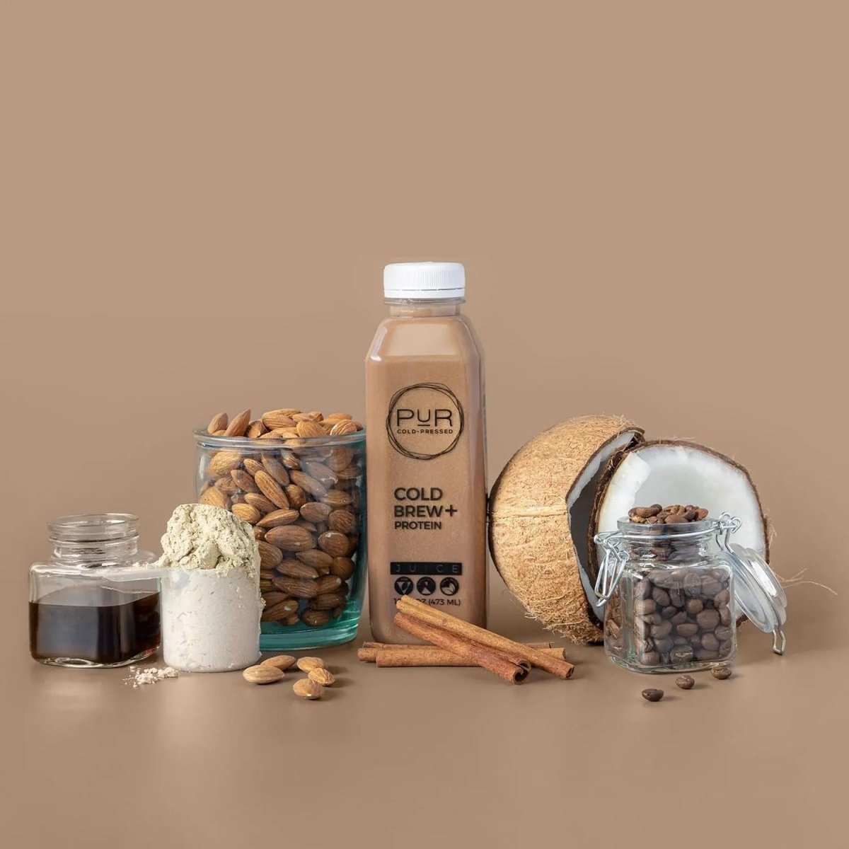 Harmony Nut Milk Protein & Juice Cleanse - PUR Cold Pressed Juice - Additional Protein - All - Almond Milks - Cleanse