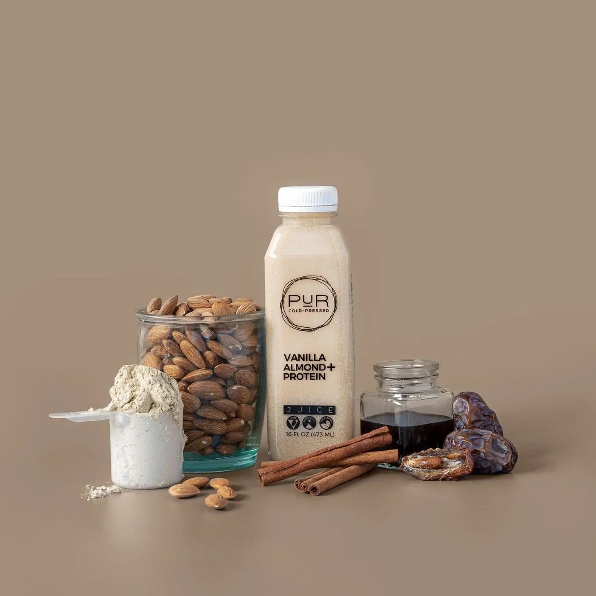 Harmony Nut Milk Protein & Juice Cleanse - PUR Cold Pressed Juice - Additional Protein - All - Almond Milks - Cleanse