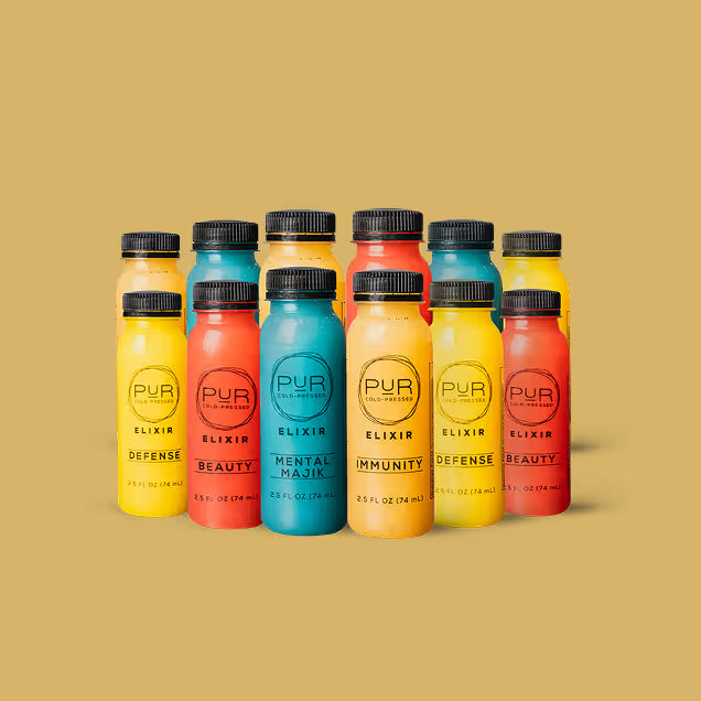 PUR functional wellness shots and boosters