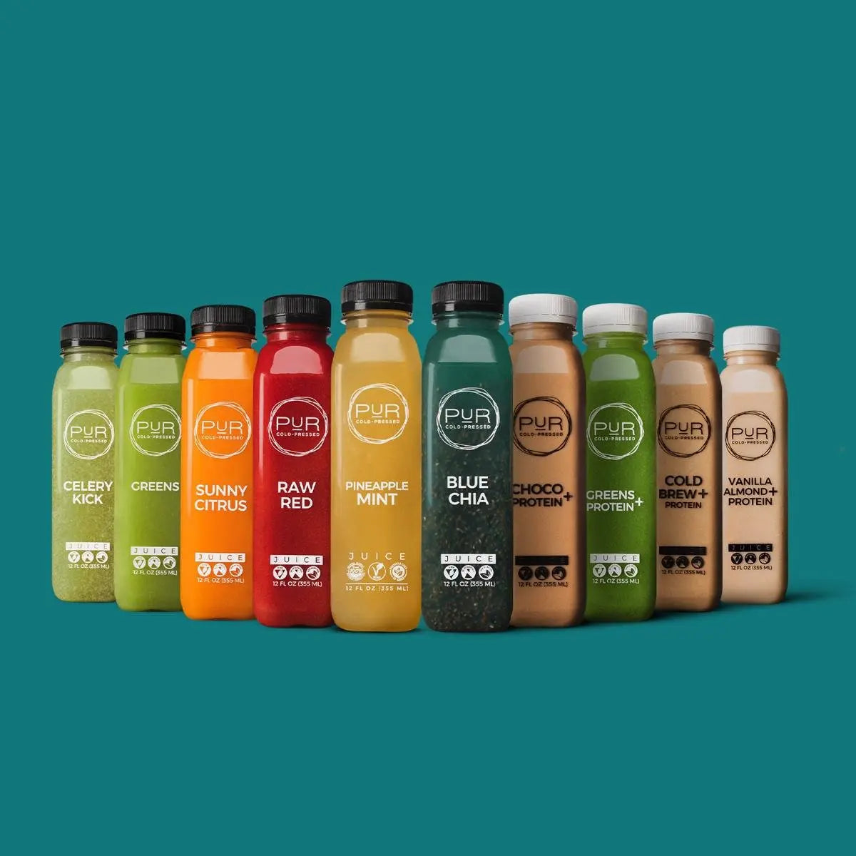 Juice Cleanse Discovery Pack with 10 cold-pressed juices.