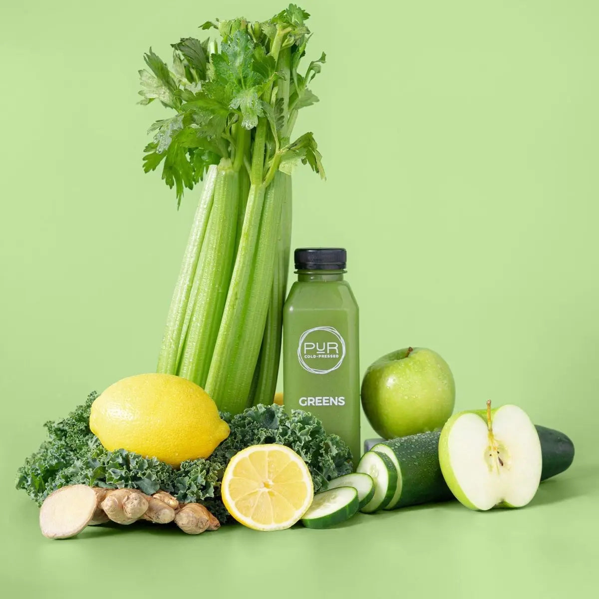 Pur Greens Cold-Pressed Juice – Organic Cold-Pressed Detox