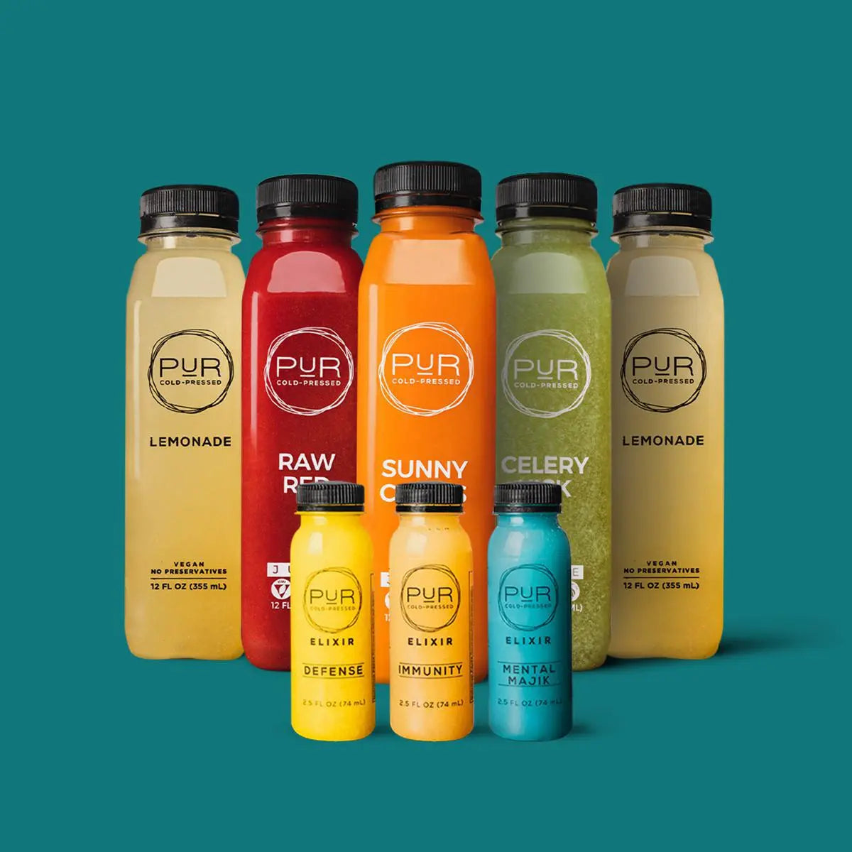 Hangover CUR juice shots and wellness shots for detox