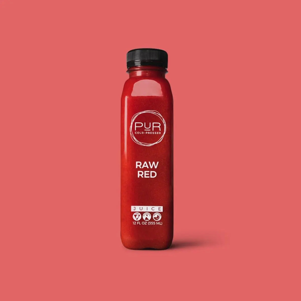 PUR juice cleanse cold pressed juice RAW RED COLD PRESSED JUICE BYO-12oz  Individual Juice