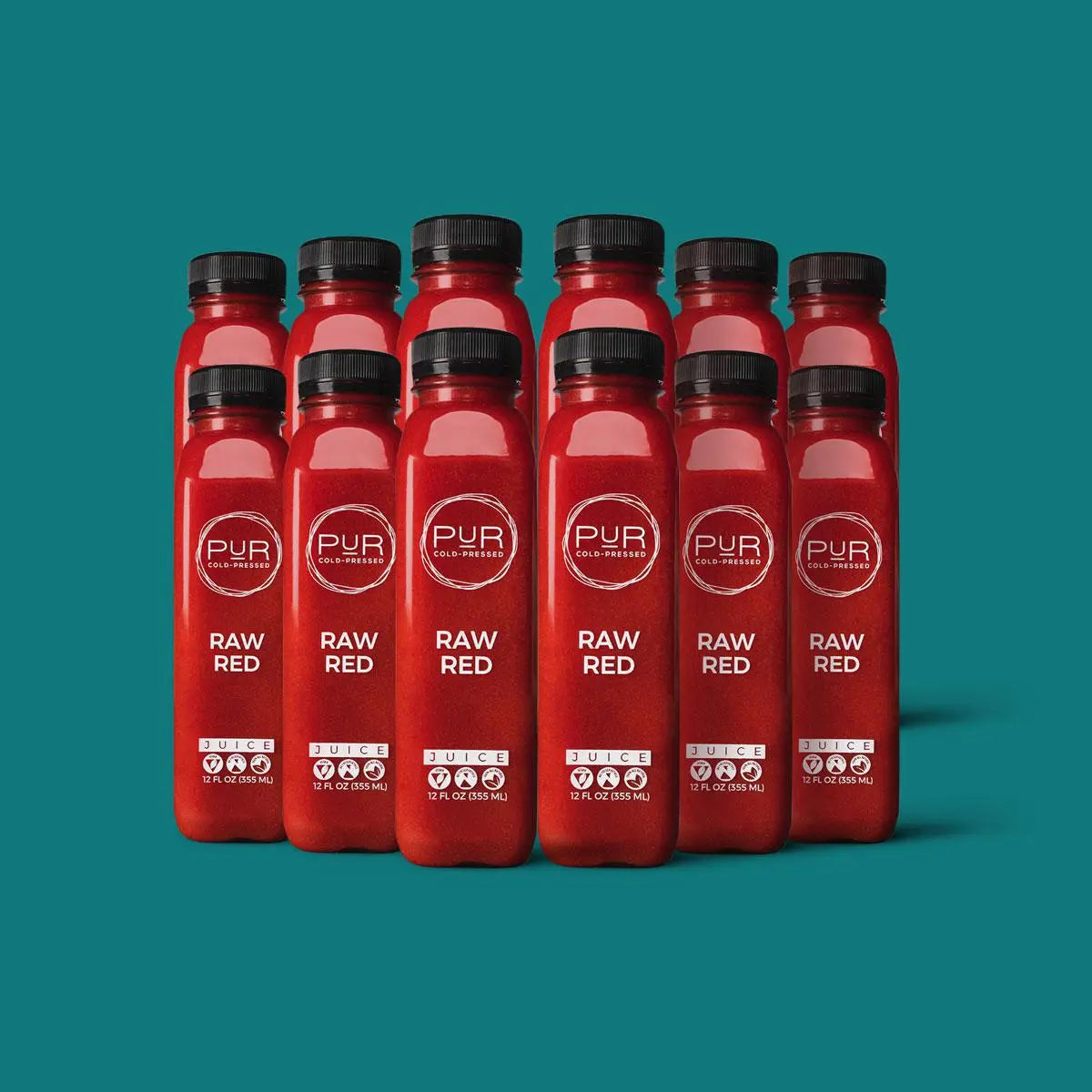 RAW RED Daily Juice Kit with cold-pressed beet juice blend.