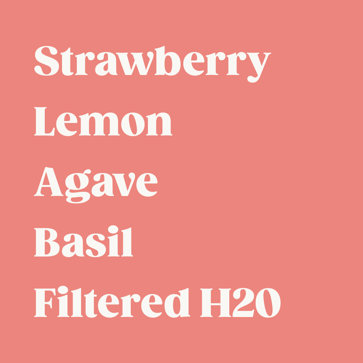 PUR juice cleanse cold pressed juice STRAWBERRY BASIL LEMONADE BYO-12oz  Lemonade