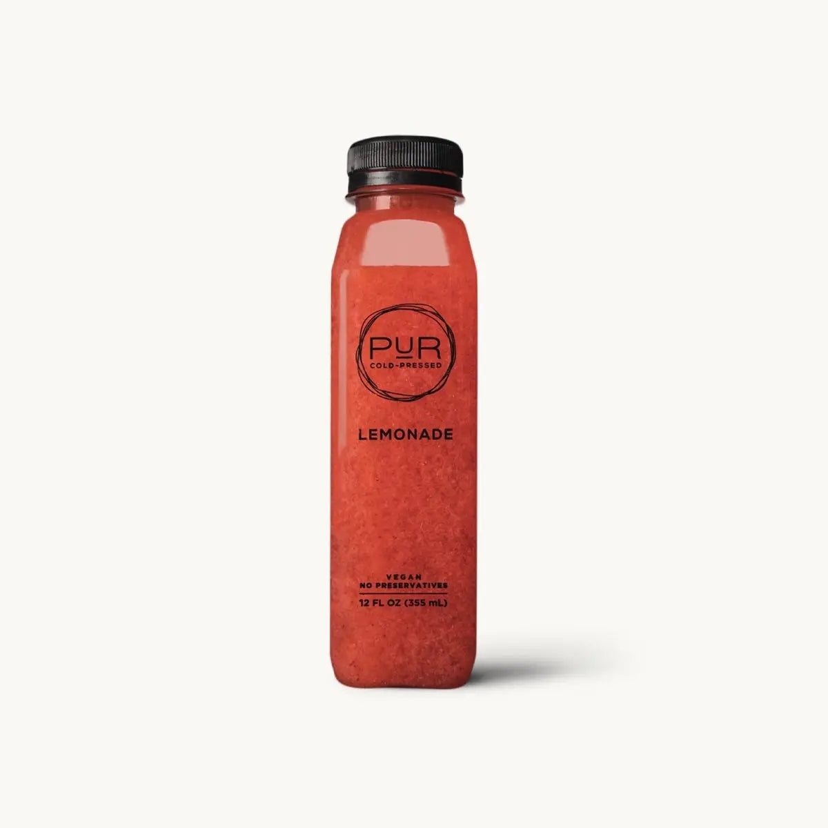 PUR juice cleanse cold pressed juice STRAWBERRY BASIL LEMONADE BYO-12oz  Lemonade