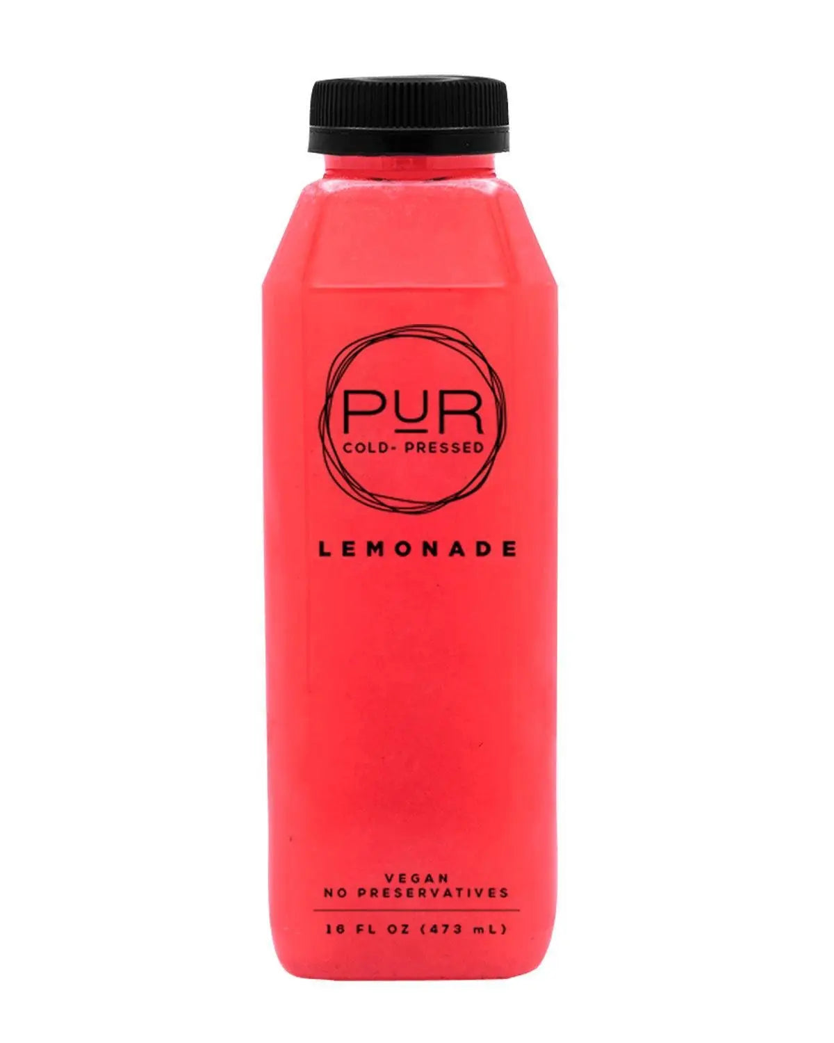 PUR juice cleanse cold pressed juice STRAWBERRY BASIL LEMONADE BYO-12oz  Lemonade