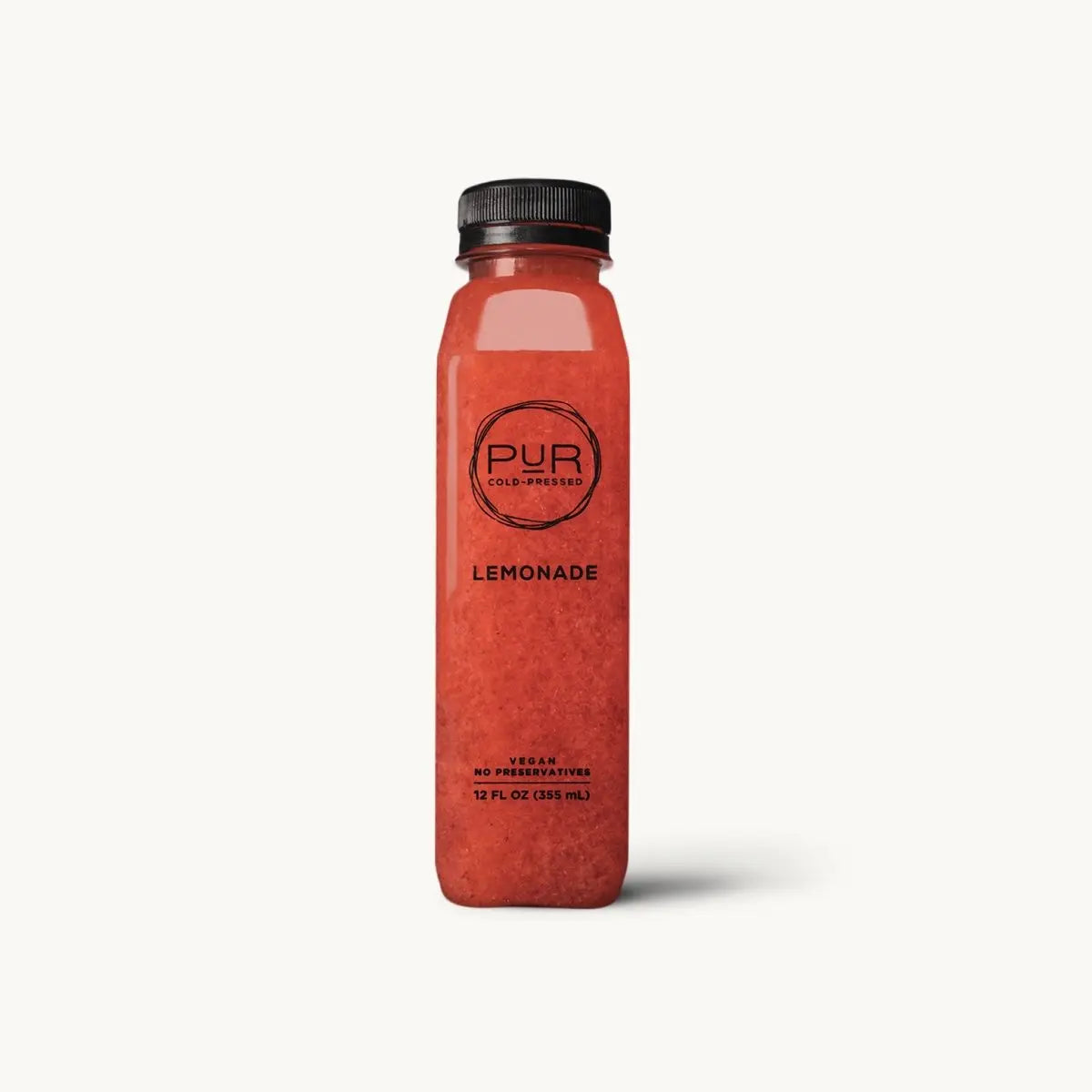 PUR juice cleanse cold pressed juice STRAWBERRY BASIL LEMONADE BYO-12oz  Lemonade