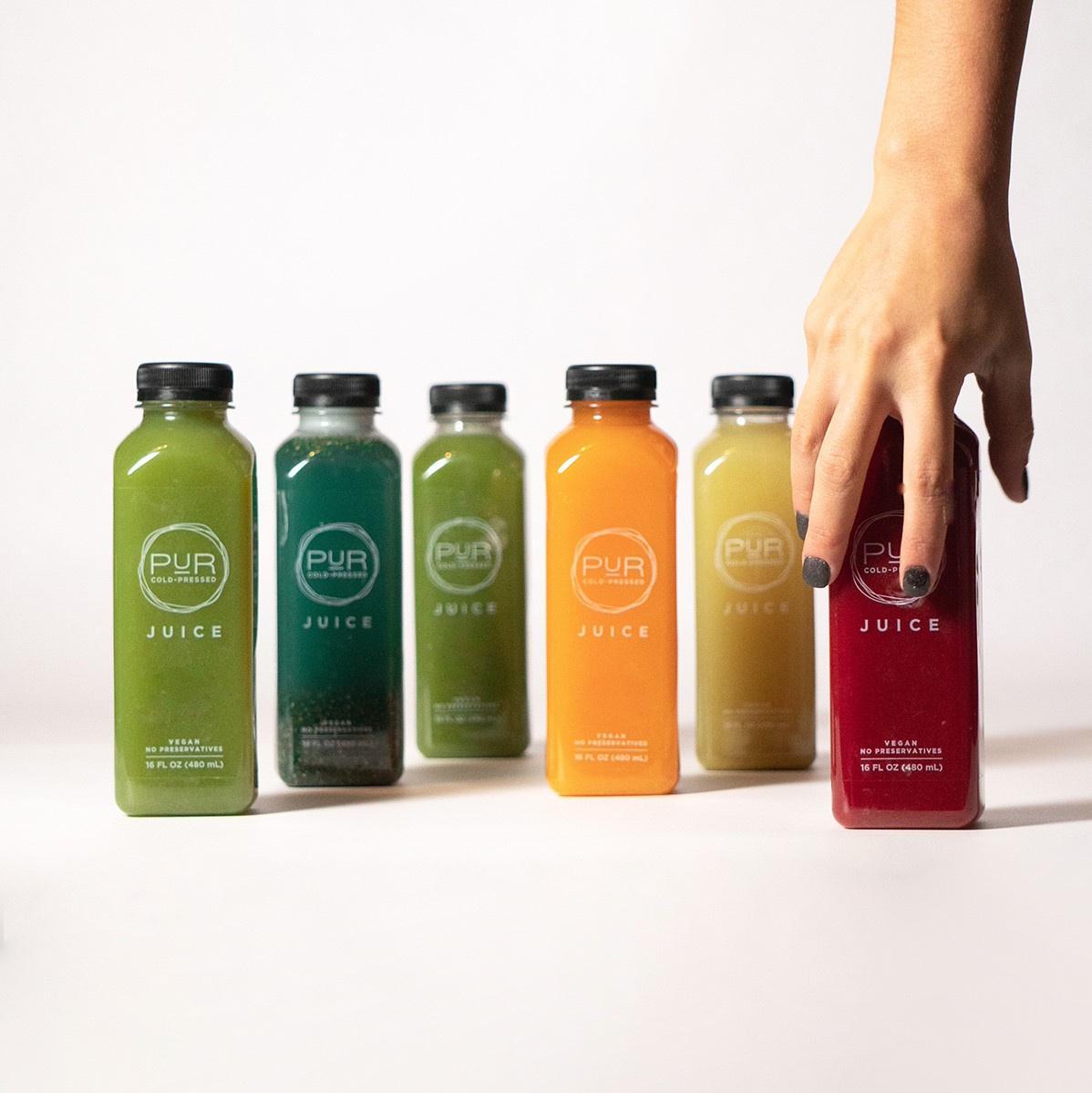 PUR juice cleanse cold pressed juice Rebundle- Build Your Own Cold Pressed Juice Bulk Pack  Juice Kit