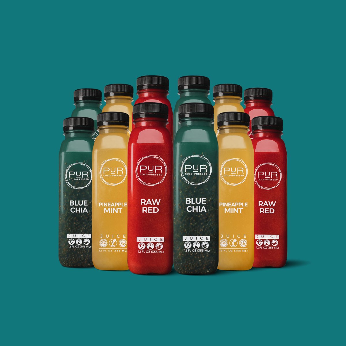 Snacks Daily Combo Packs - PUR Cold Pressed Juice - Daily - Daily Juice Packs - Daily Kits -